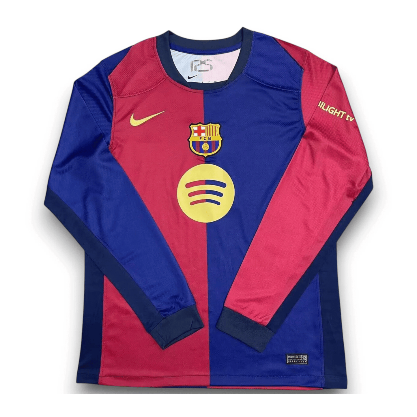 Barcelona camiseta manga larga retro