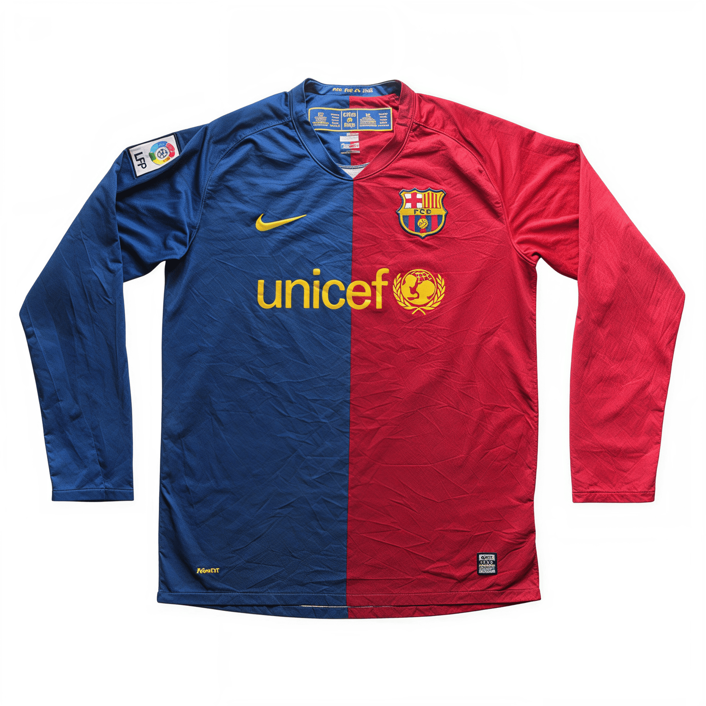 Barcelona camiseta manga larga retro