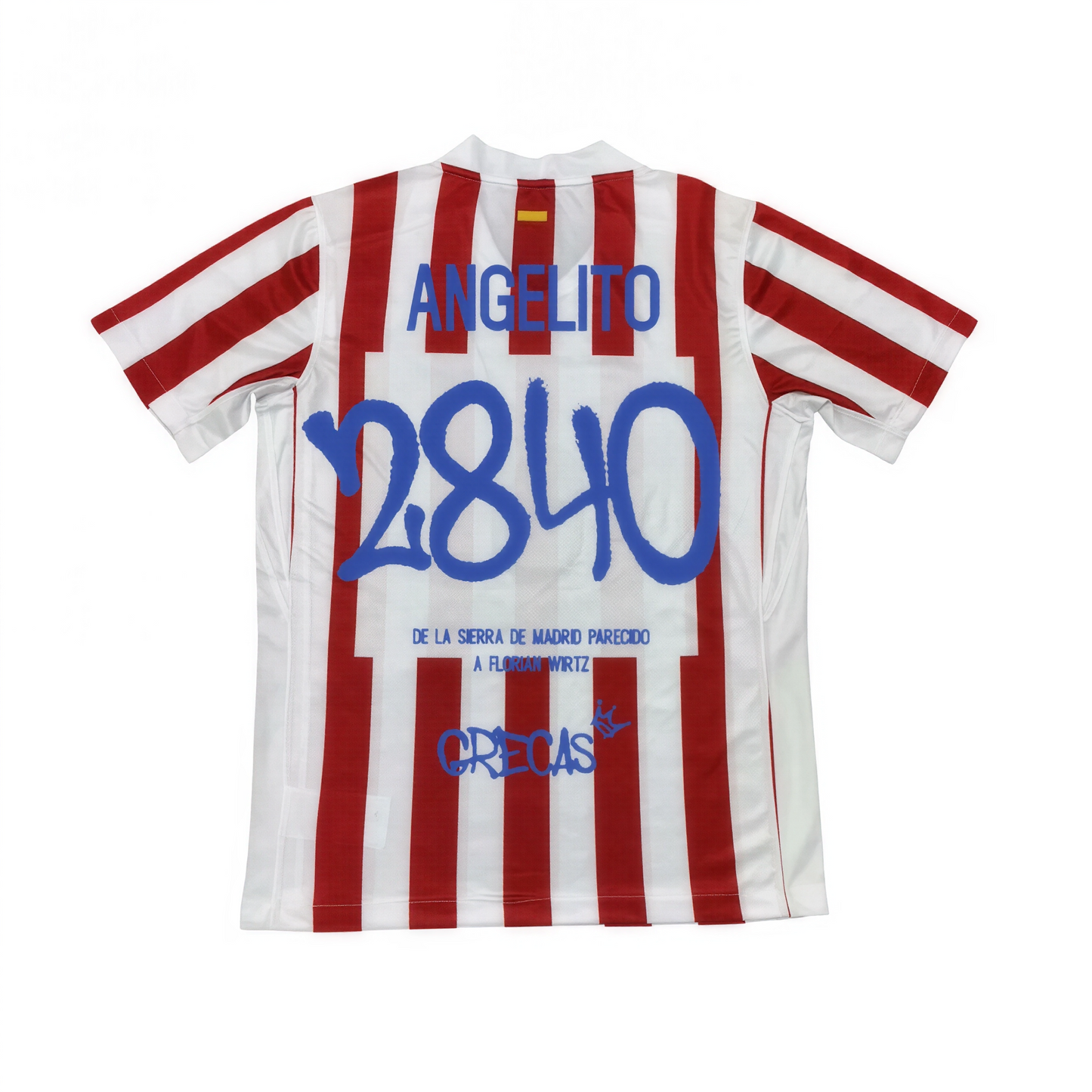 El Grecas x Atlético camiseta